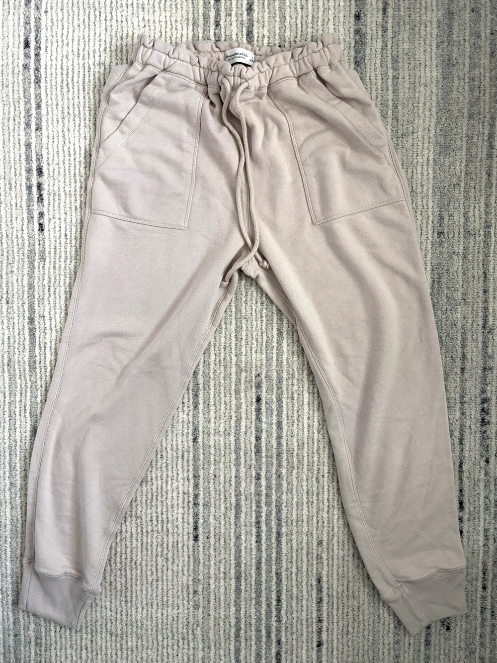 Abercrombie & Fitch Women’s Drawstring Joggers - Light Taupe
